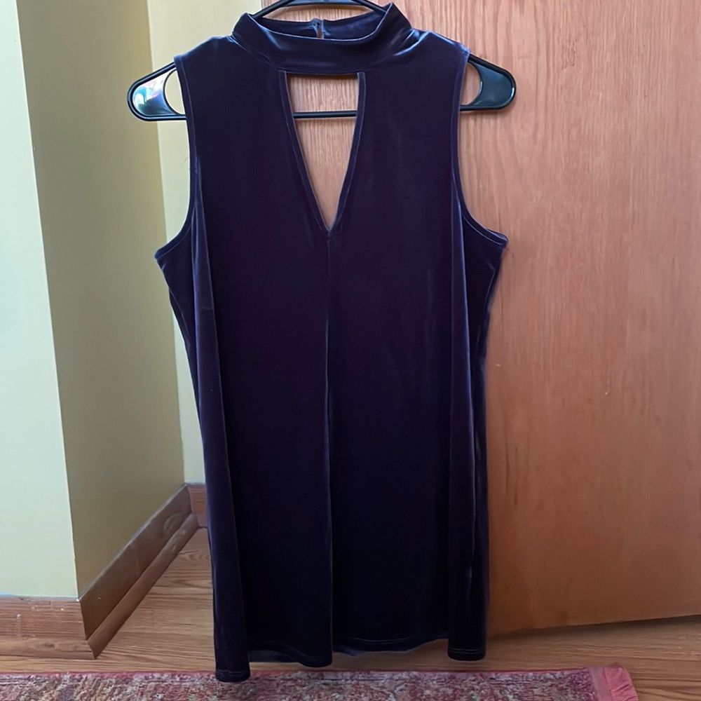 Size small velvet mini dress